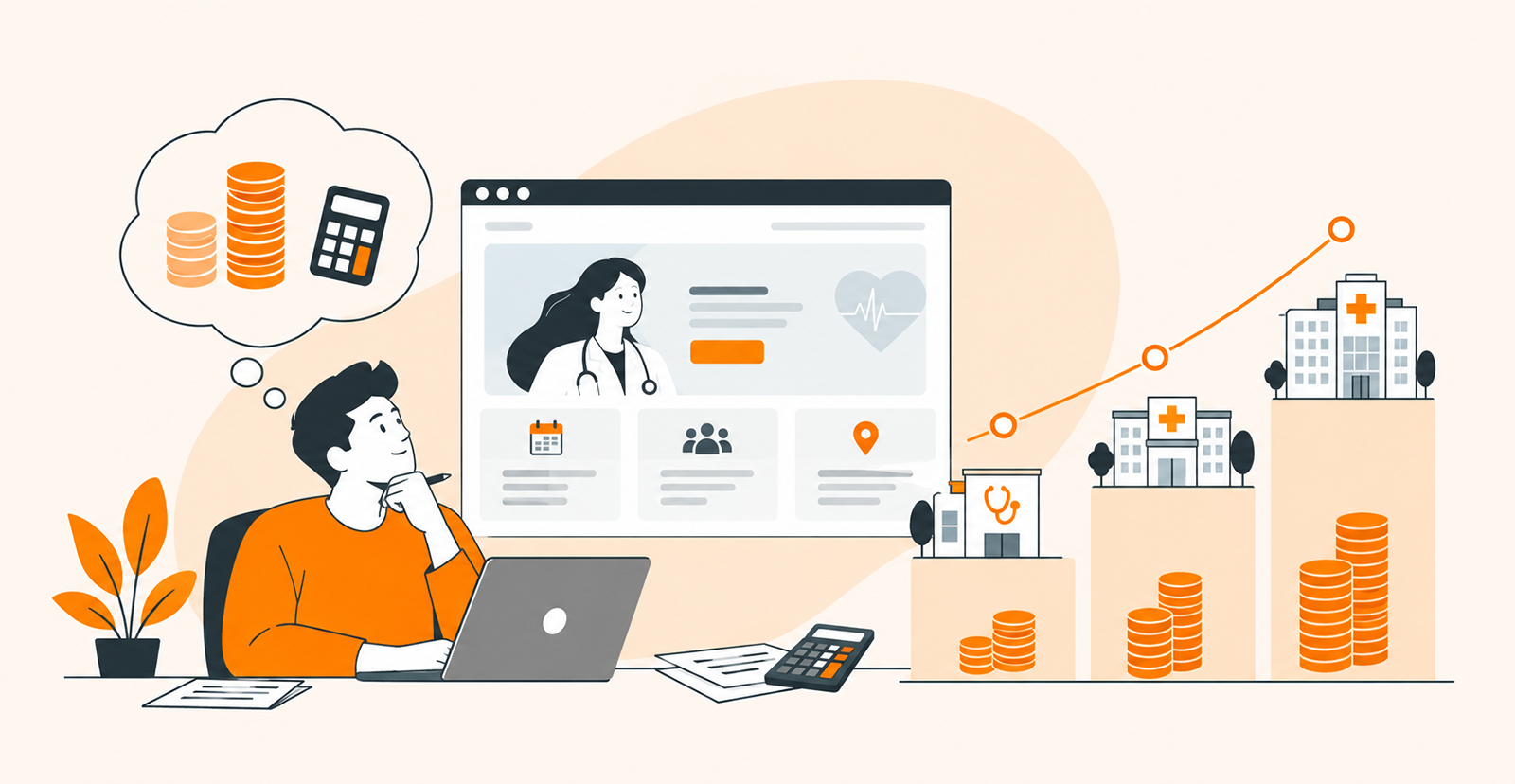 Healthcare Website Design Cost in 2026 What Practices, Clinics, and Hospitals Actual